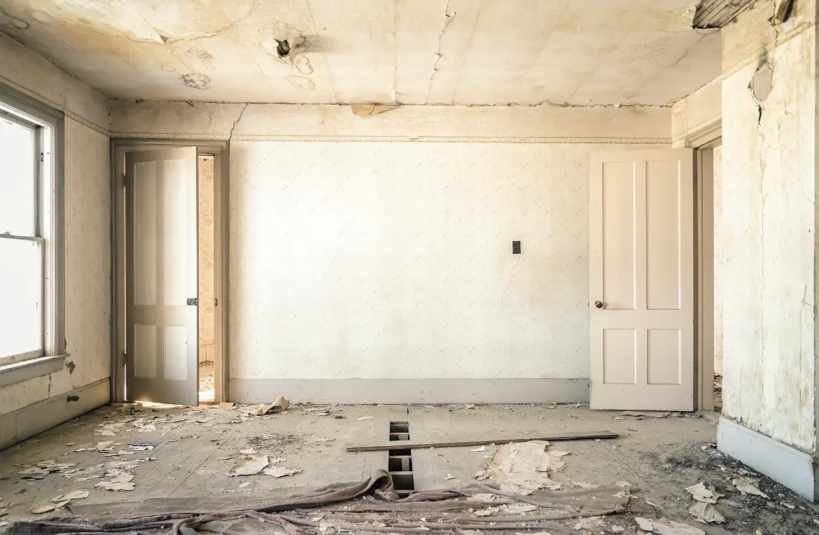 Waste disposal crew managing a cleanout project in Ivanhoe